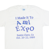 TEDMAN Ami Expo Santa Clara Womens T-Shirt White 90s USA L