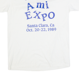 TEDMAN Ami Expo Santa Clara Womens T-Shirt White 90s USA L