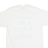 TEDMAN Ami Expo Santa Clara Womens T-Shirt White 90s USA L