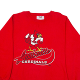 TEAM EDITION APPAREL Louisville Cardinals Mens Sweatshirt Red 90s USA L