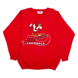 TEAM EDITION APPAREL Louisville Cardinals Mens Sweatshirt Red 90s USA L