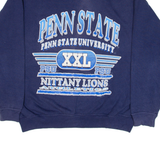 WITH AN ATTITUDE Penn State University Mens Sweatshirt Blue 90s USA L