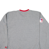 LEESPORT St. Louis Cardinals Mens Sweatshirt Grey V-Neck 90s USA XL