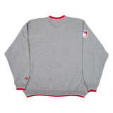 LEESPORT St. Louis Cardinals Mens Sweatshirt Grey V-Neck 90s USA XL