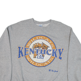 THE GAME Kentucky Wildcats Mens Sweatshirt Grey 90s XL