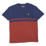 LYLE & SCOTT Mens T-Shirt Maroon L