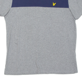 LYLE & SCOTT Mens T-Shirt Grey L
