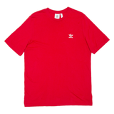 ADIDAS Womens T-Shirt Red L