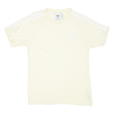 ADIDAS Womens T-Shirt Yellow S