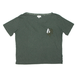 TED BAKER Womens T-Shirt Green UK 14