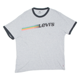 LEVI'S Womens T-Shirt Grey XL
