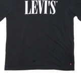 LEVI'S Womens T-Shirt Black L