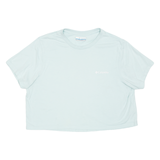 COLUMBIA Cropped Womens T-Shirt Blue M