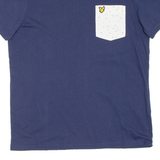 LYLE & SCOTT Mens T-Shirt Blue M
