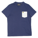 LYLE & SCOTT Mens T-Shirt Blue M