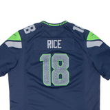 NIKE Seattle Seahawks Mens Jersey Blue USA 2XL