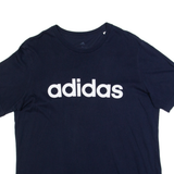 ADIDAS Mens T-Shirt Blue L