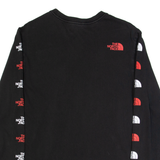 THE NORTH FACE Mens T-Shirt Black Long Sleeve S