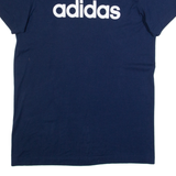 ADIDAS Mens T-Shirt Blue S