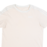 ADIDAS Womens T-Shirt Pink XS
