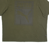 PUMA Mens T-Shirt Green 2XL