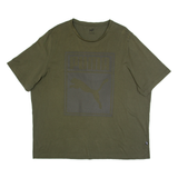 PUMA Mens T-Shirt Green 2XL