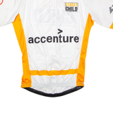 SELEKT Cycling Mens Jersey White 1/4 Zip L