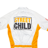 SELEKT Cycling Mens Jersey White 1/4 Zip L
