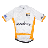 SELEKT Cycling Mens Jersey White 1/4 Zip L