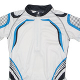 CRIVIT SPORTS Cycling Womens Jersey White 1/2 Zip S