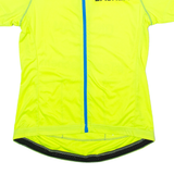 JAMES & NICHOLSON Team Bachel Full Zip Cycling Womens Jersey Yellow High Neck S