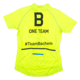 JAMES & NICHOLSON Team Bachel Full Zip Cycling Womens Jersey Yellow High Neck S