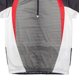 CRIVIT SPORTS Cycling Mens Jersey Grey 1/2 Zip L