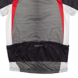 CRIVIT SPORTS Cycling Mens Jersey Grey 1/2 Zip L