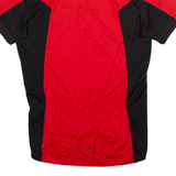 VAUDE Cycling Mens Jersey Red 1/4 Zip S