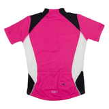 CULT Cycling Womens Jersey Pink 1/4 Zip UK 12