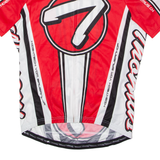 THOEMUS Full Zip Cycling Mens Jersey Red High Neck M