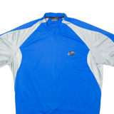 BRIKO Cycling Mens Jersey Blue 1/2 Zip 3XL
