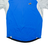 BRIKO Cycling Mens Jersey Blue 1/2 Zip 3XL