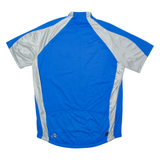 BRIKO Cycling Mens Jersey Blue 1/2 Zip 3XL