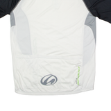 GO SPORT Cycling Mens Jersey White 1/4 Zip 2XL