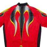 PENNAROLA Cycling Mens Jersey Red 1/4 Zip XL
