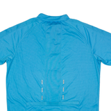 BPRO Cycling Mens Jersey Blue 1/4 Zip XL