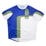 REI Cycling Mens Jersey Blue 1/2 Zip 5XL