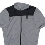 CRAFT Full Zip Cycling Mens Jersey Grey High Neck M