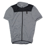 CRAFT Full Zip Cycling Mens Jersey Grey High Neck M