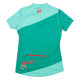 QLOOM Cycling Womens Jersey Green 1/4 Zip S