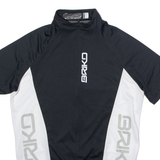 BRIKO Cycling Mens Jersey Black 1/2 Zip S