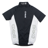 BRIKO Cycling Mens Jersey Black 1/2 Zip S