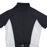 BRIKO Cycling Mens Jersey Black 1/2 Zip S
